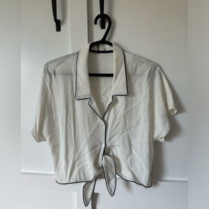 Wilfred Free Tie Front Blouse